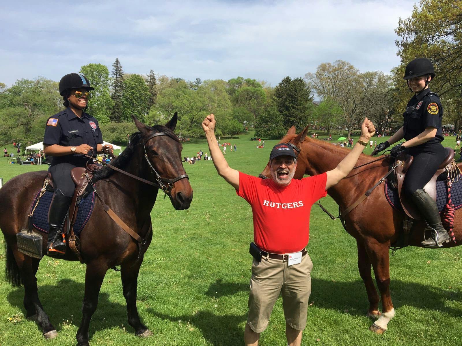MVK WIth Rutgers Mounted Patrol 2019